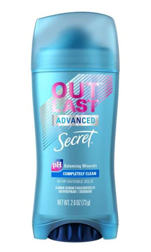 Secret Outlast Advanced Antiperspirant Deodorant pour Femme